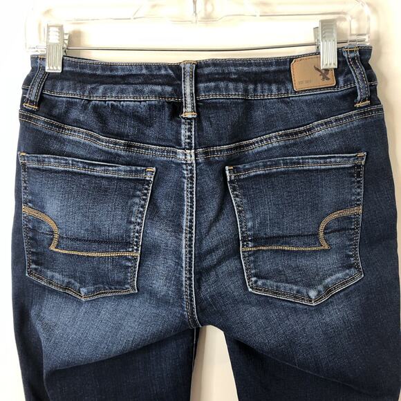 American Eagle Outfitters Women's Hi-Rise Jeggings Raw Hem Size 6 - Picture 6 of 8